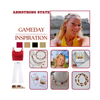 Armstrong State Spirit Earring Stack for Pirates game day – inspiration
