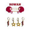 Rowan University Spirit Earring Stack for Profs game day – alternate colorway
