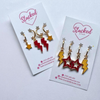 Rowan University Spirit Earring Stack for Profs game day – gameday accessory