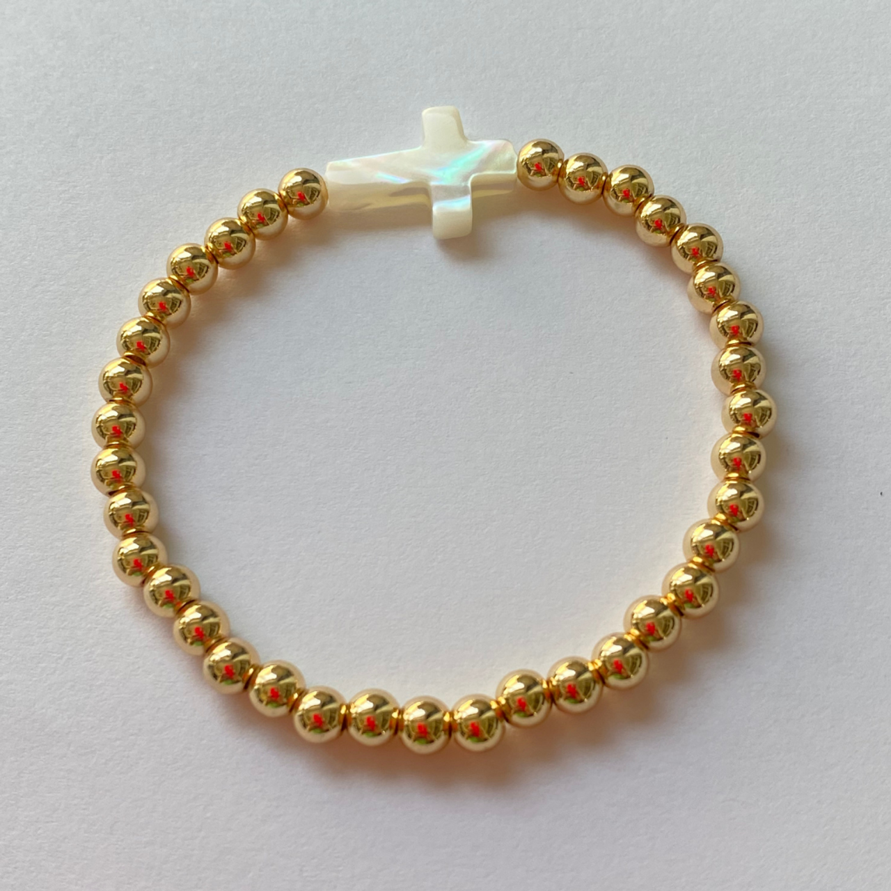 SBS Half Gold and Half Pearl Bracelet from Apres Ballet Collection  exclusively at Stacked By Suzie