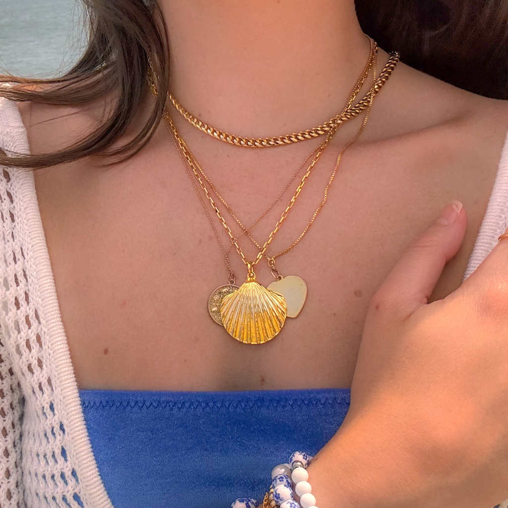 Merliah Barbie Dolphin Magic Barbie Mermaid Shell Necklace Shell