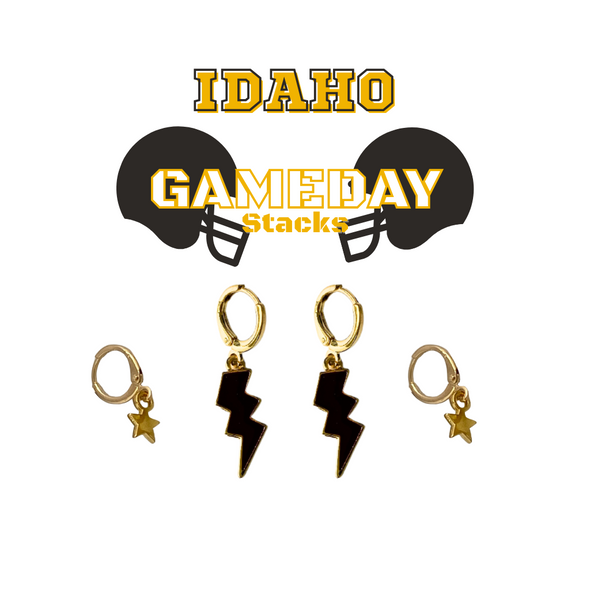 Idaho Classic Gameday Earring Stack For Vandals Game Day