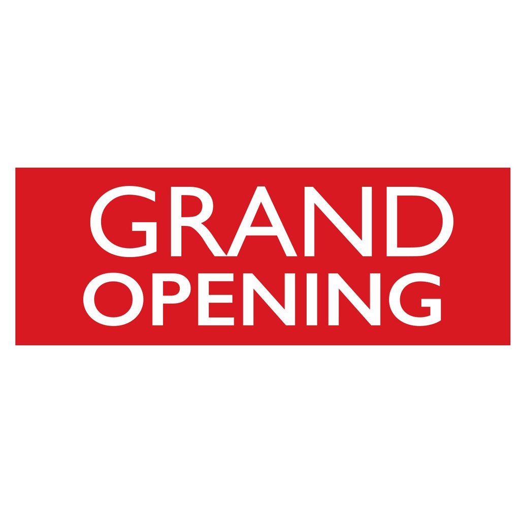 Poster "grand opening" landscape (T4628RDWH)