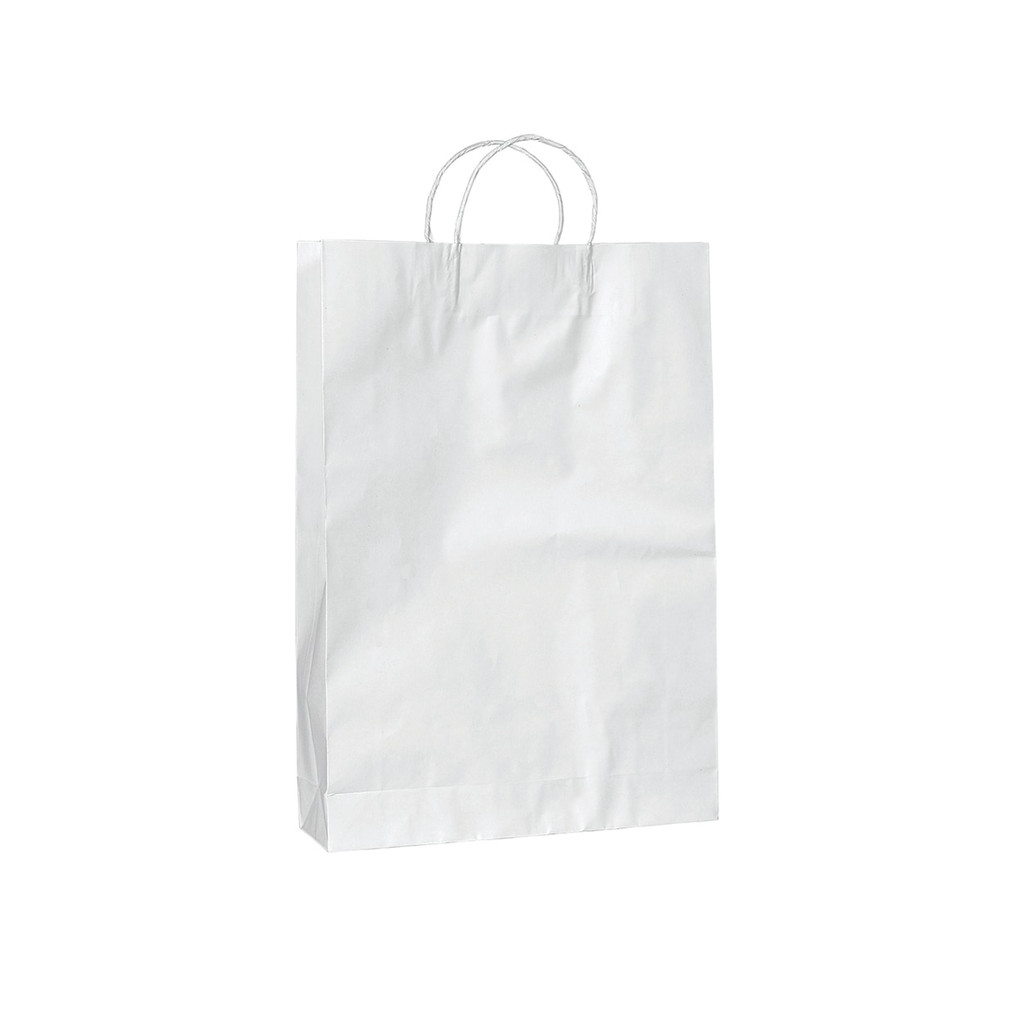 Kraft paper bag medium with handle (A8022WH)