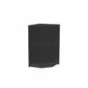Open corner counter timber laminate with shelf (F4002BK)