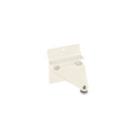 Slatwall cantilever bracket suitable for glass shelves (S1654WH)