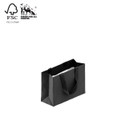 Style Paper Bag Extra Small Boutique ribbon handle (A8037.1BK)