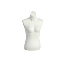 Budget plastic female torso 10-12 with mount for pole (B9332WH)