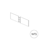 MAXe end bay inner metal panel set 240 H - 900 mm bay (E0809.4WTS)