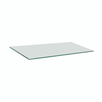 Tempered glass shelf with polished edges (S9024CG)