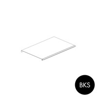 Peggie shelf 520 W x 350 mm D - sits on 2 x 350 mm pegs (P3535BKS)