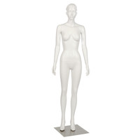 Fibreglass female mannequin fashionable pose with head (B9412WH)