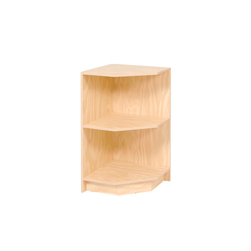 Open corner counter timber laminate with shelf (F4002PY)