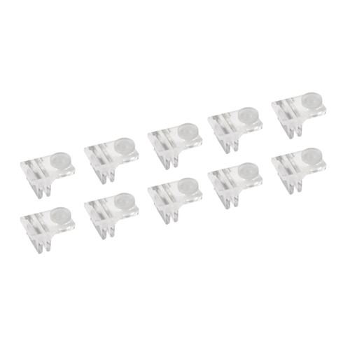 Shelf support clip single side fitted with grommet pack of 10 (S1384CACL)