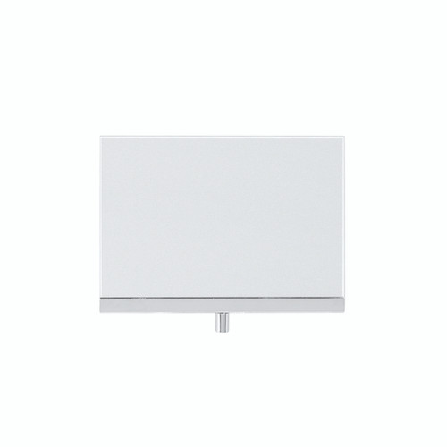 Signage hardware acrylic ticket frame fits stem (T1215CACH)