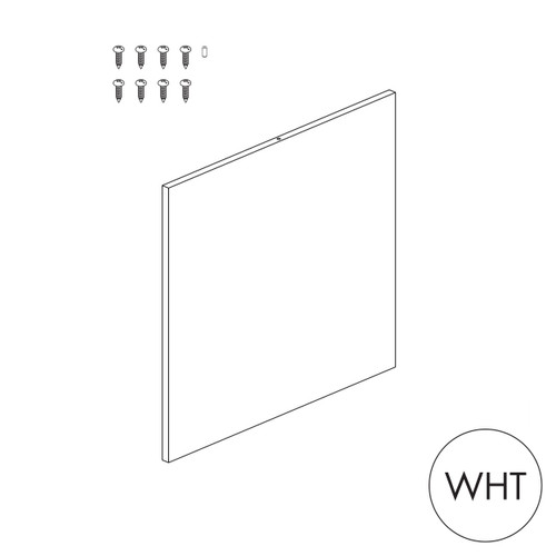 Peggie/MAXe plain panel for 600 bay - 560 mm H (P1606WHT)