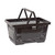 Stackable shopping basket with handle (A3000.1BK)