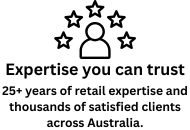 Shop for Shops has over 25 years of experience with  1000s of retailers Australia wide