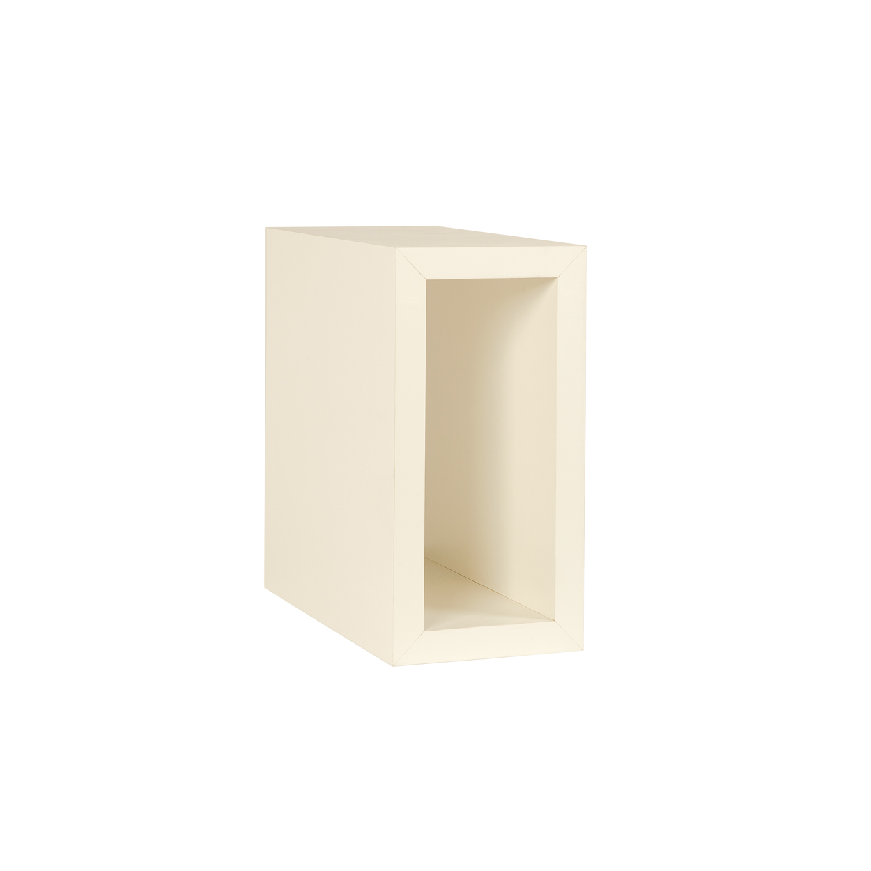 Small rectangular wooden display cube (M5410WH)