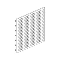 Peg metal panels