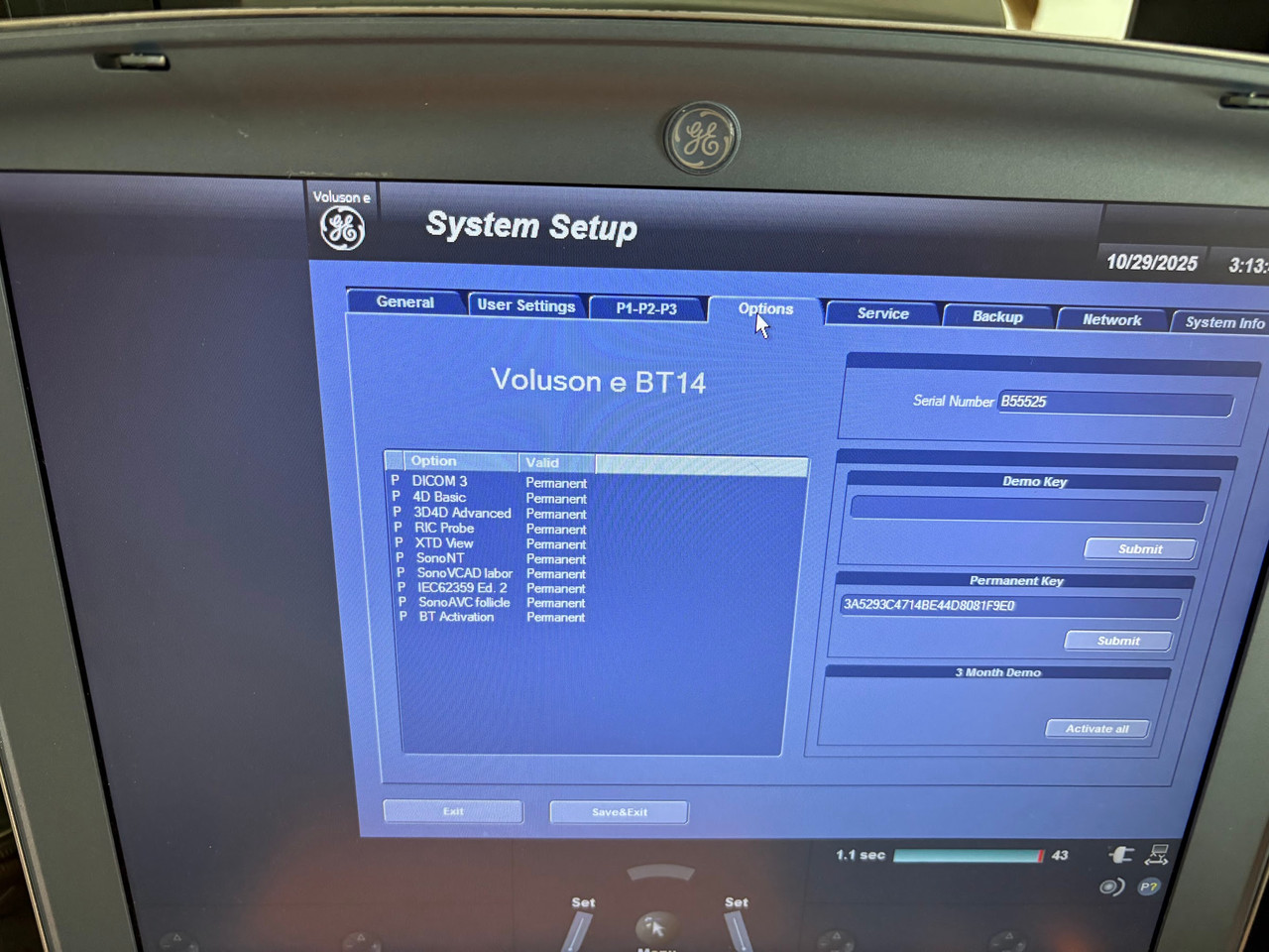 GE Voluson e BT14 Portable Ultrasound