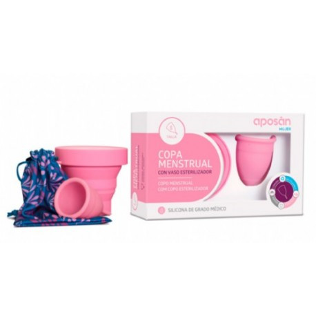 PAK APOSAN COPA MENSTRUAL TALLA L + VASO