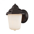 Outdoor Lights By Elk Cornerstone 1 Light Outdoor Wall Sconce In Oil Rubbed Bronze 6x9 9211EW/75