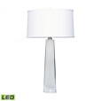 Lamps By Lamp Works Crystal Faceted Column LED Table Lamp 729-LED