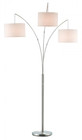 Lamps By Adesso Trinity Arc Lamp in Silver 4238-22