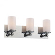 Wall Lights By Alico Adam 3 Light Vanity In Chrome And White Opal Glass BV2243-10-15