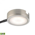 Wall Lights By Alico Tuxedo 1 Light LED Undercabinet Light In Satin Nickel With Power Cord And Plug MLE301-5-16M