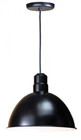 Chandeliers/Pendant Lights By American Nail Plate 16" Deep Bowl Shade on a Black Cord with canopy using a medium base socket in Black D616-BLC-41