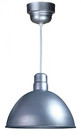 Chandeliers/Pendant Lights By American Nail Plate 16" Deep Bowl Shade in Galvanized on a White Cord using a 16w LED module D616-M016LDNW40K-RTC-WHC-49