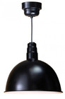 Chandeliers/Pendant Lights By American Nail Plate 18" Deep Bowl Shade in Marine Grade Black on a Black cord using 24w LED module D618-M024LDNW40K-RTC-BLC-101