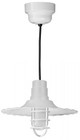 American Nail Plate 16 Inch Fluorescent Radial Shade, Classic Wave Shade White Pendant Light-R916-32WPL-RTC-WHC-100GLCL-GUPC-44