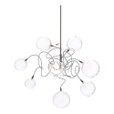 Harco Loor Big Bubbles 10 Light LED stainless steel&glass Chandelier-BIGBUBBLESHL10-LED