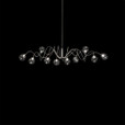 Harco Loor Big Bubbles 10 Light stainless steel&glass Chandelier-BIGBUBBLESSPRINGHL10