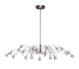 Harco Loor Breeze Oval 20 Light LED stainless steel Chandelier-BREEZEOVALHL20-LED