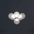 Chandeliers By Harco Loor Cluster White Chandelier 6 LED