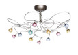 Ceiling Lights By Harco Loor Colorball Semi-Flushmount Ceiling Light 12 LED