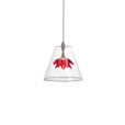 Harco Loor Flower 1 Light LED stainless steel&glass Chandelier-FLOWERHL1-LED-RED