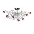 Ceiling Lights By Harco Loor Jewel Diamond Semi-Flushmount Ceiling Light 9 LED