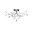 Ceiling Lights By Harco Loor Snowball Semi-Flushmount Ceiling Light 9 LED