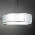 Chandeliers/Pendant Lights By Ultralights Tambour Modern LED 24 Inch Pendant Light Drum Shade 13221-24
