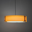 Chandeliers/Pendant Lights By Ultralights Invicta Modern LED Retrofit Drum Shade 20 Watt Pendant 16359-30