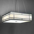 Chandeliers/Pendant Lights By Ultralights Tambour Modern LED Retrofit 30 Inch Pendant Light Down Light 13227-30