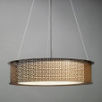 Chandeliers/Pendant Lights By Ultralights Clarus Modern LED Drum Shade Pendant Light 14308-A1