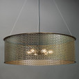 Chandeliers/Pendant Lights By Ultralights Clarus Modern Incandescent Drum Shade Pendant Light 14309-A1