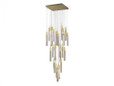 Chandeliers By Avenue Lighting GLACIER AVENUE Pendant Light in Brushed Brass HF1904-25-GL-BB