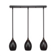 3 Light Black Mini-Pendant Light-25-DG-426 by Toltec Lighting
